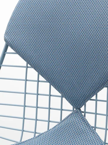 Wire Chair Bikini Outdoor dyna till stol - Horizon blue/light grey - Vitra