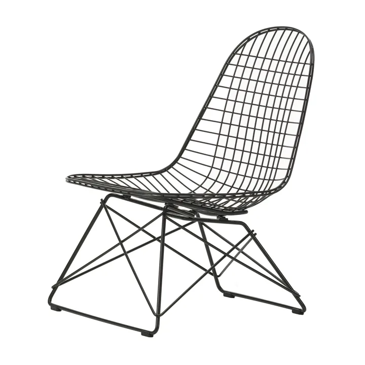 Wire Chair LKR loungestol - Deep black - Vitra