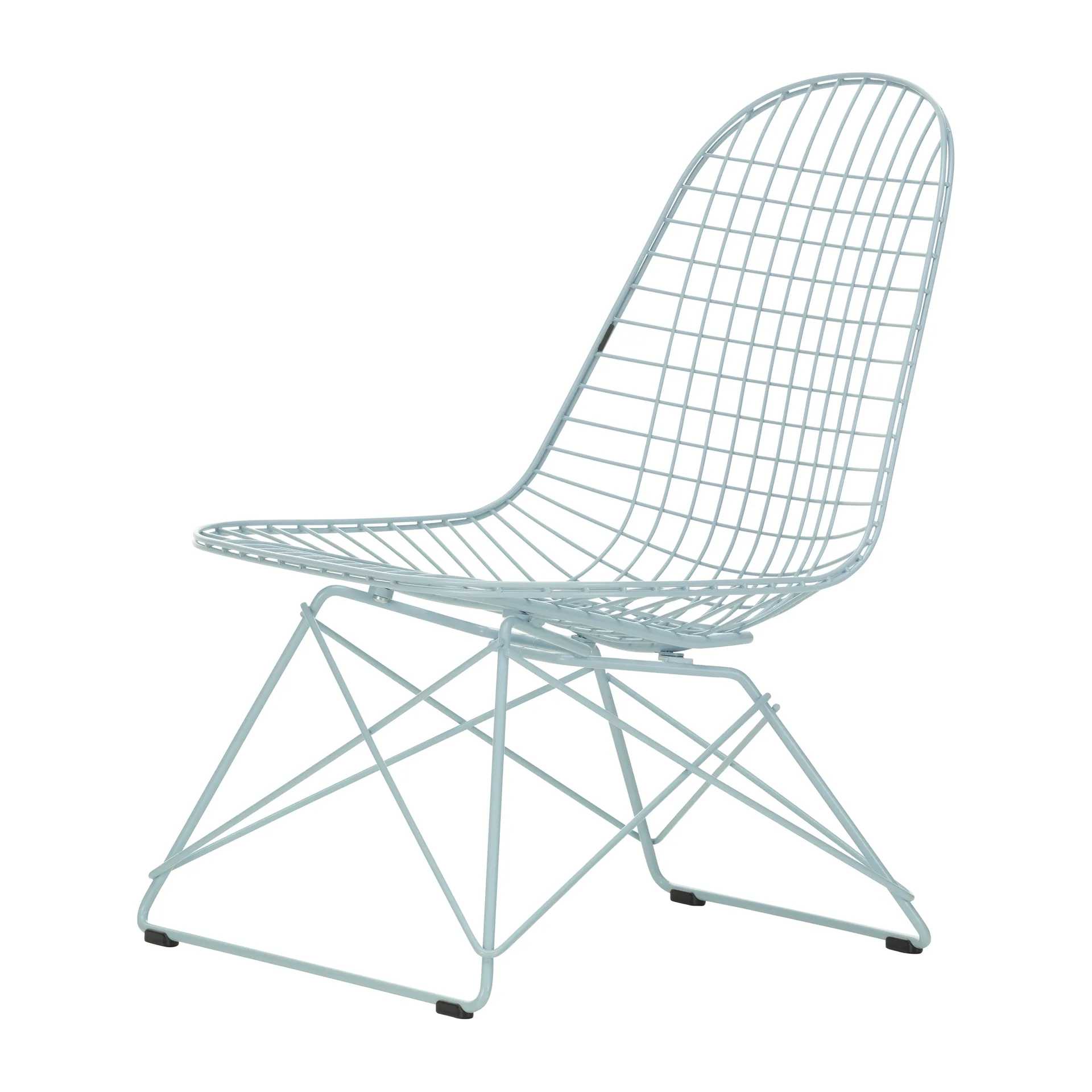Wire Chair LKR loungestol, Sky blue 93 Vitra