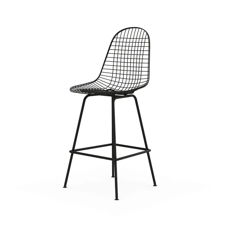 Wire Stool barpall - Medium Black - Vitra