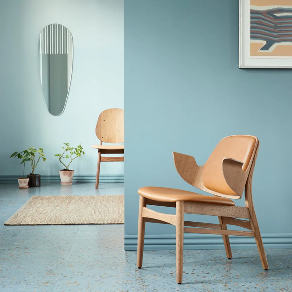 Gesture loungestol, ek vitolja Warm Nordic