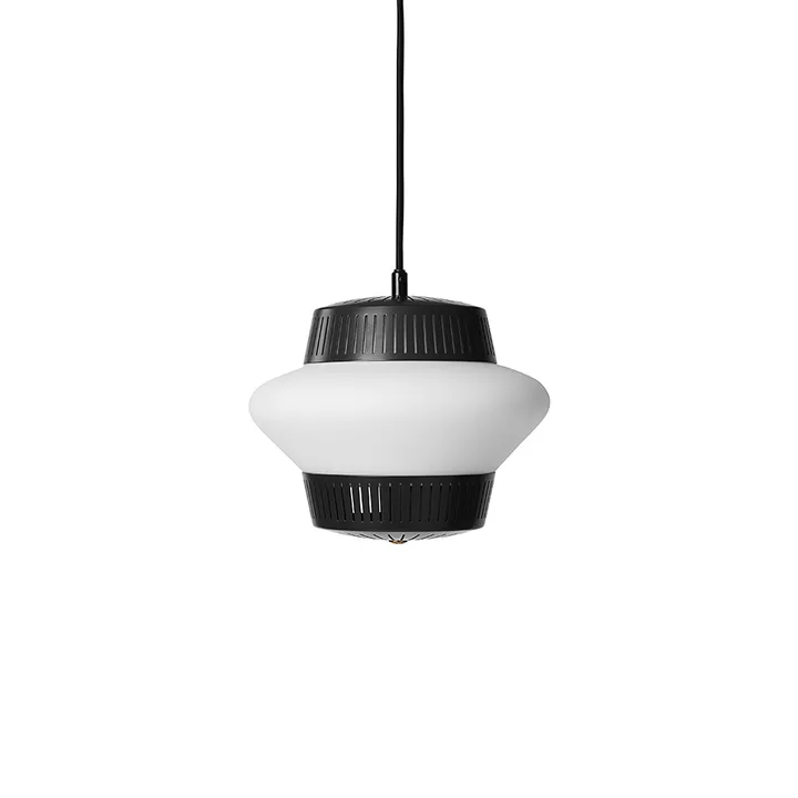 Opal Arch pendel - black noir, sandblästrad opal - Warm Nordic