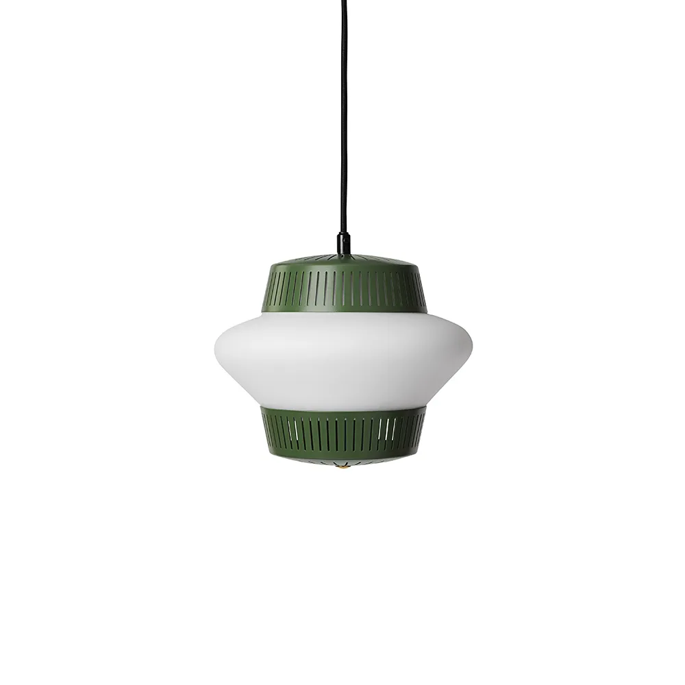 Opal Arch pendel, pine green, sandblästrad opal Warm Nordic