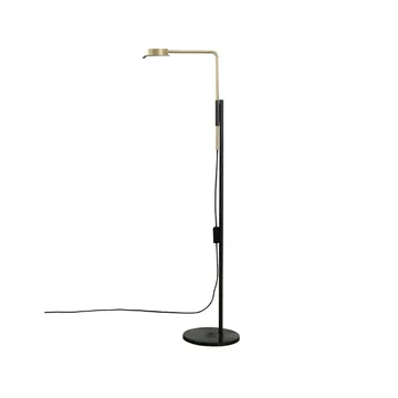 w102 Chipperfield golvlampa - mässing/svart - Wastberg+
