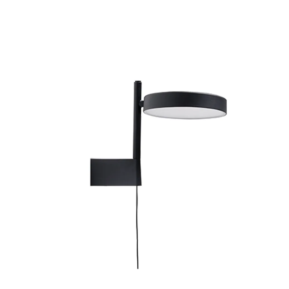 w182 Pastille br1 vägglampa, graphite black, kort arm Wastberg+