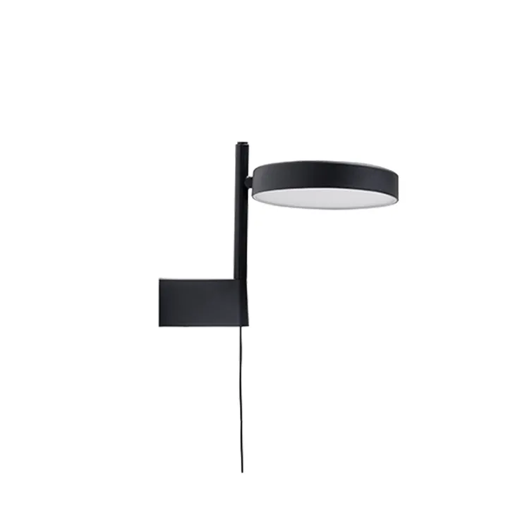 w182 Pastille br1 vägglampa - graphite black, kort arm - Wastberg+