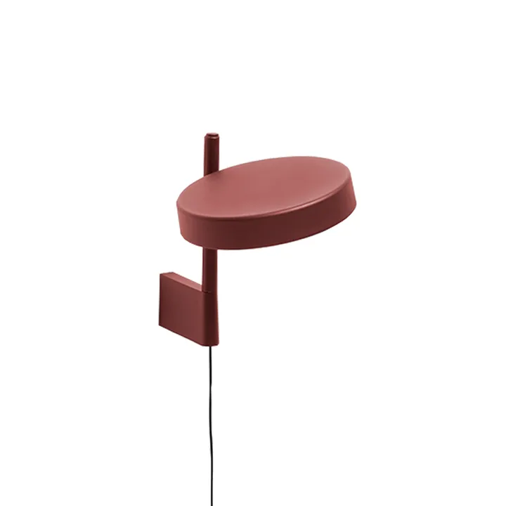 w182 Pastille br1 vägglampa - oxide red, kort arm - Wastberg+