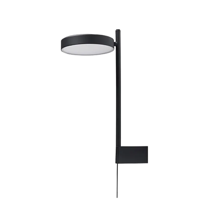 w182 Pastille br2 vägglampa - graphite black, lång arm - Wastberg+