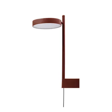 w182 Pastille br2 vägglampa - oxide red, lång arm - Wastberg+