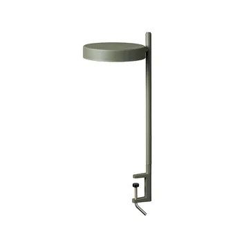 w182 Pastille c2 bordslampa - olive green, lång arm, klämfäste - Wastberg+