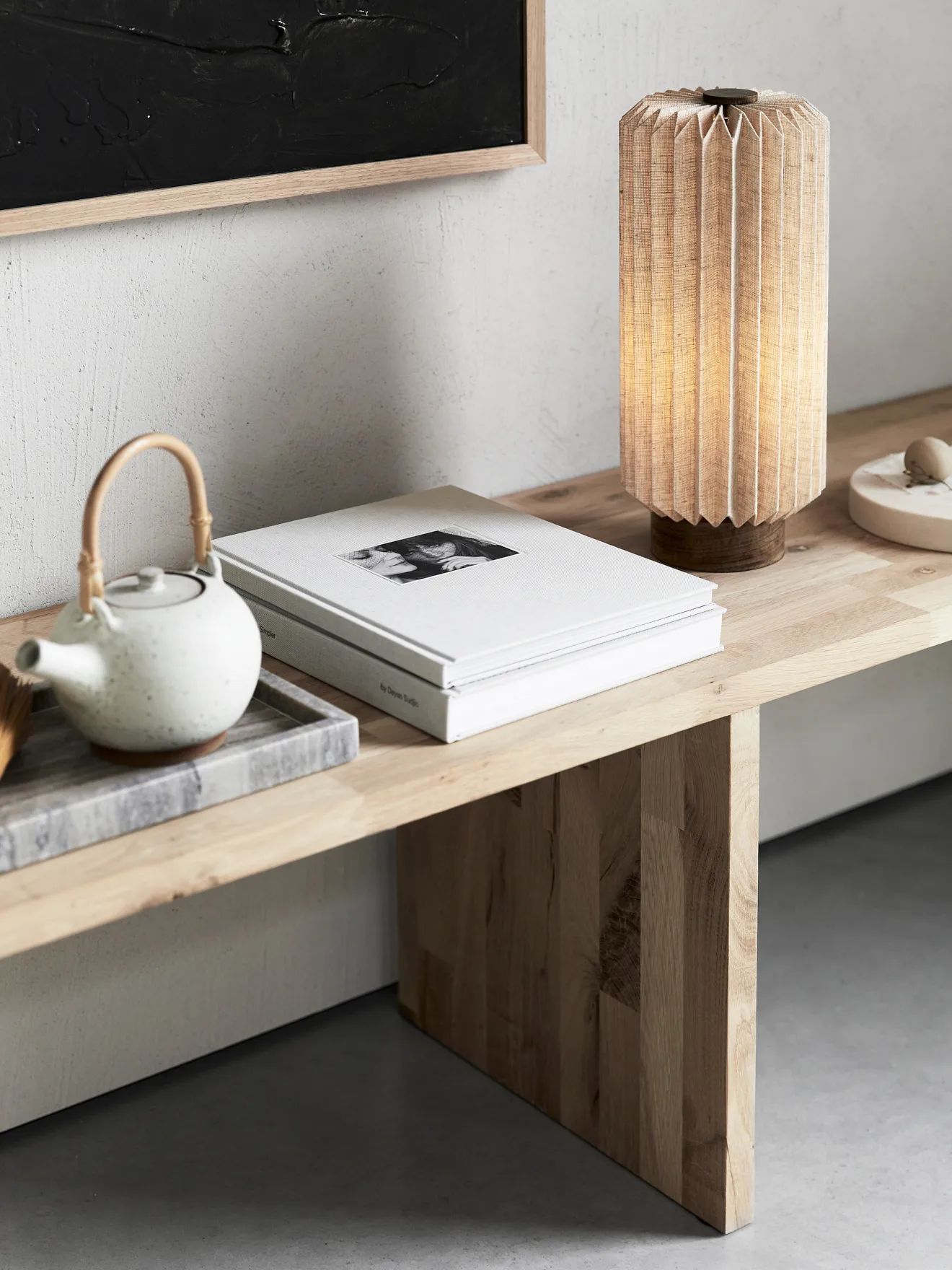 Alba bordslampa, Natural, 37 cm Watt & Veke