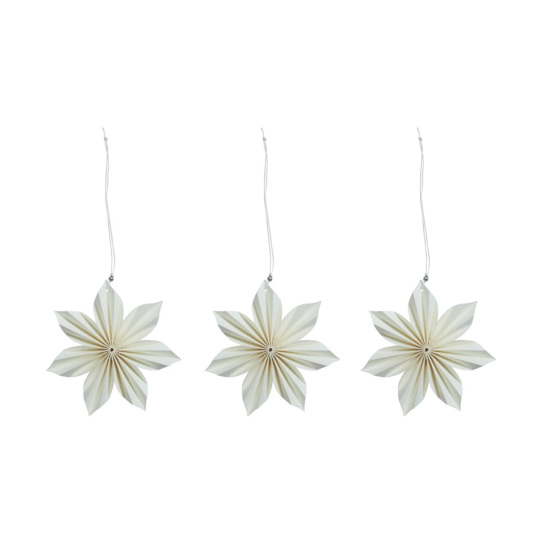 Aurora juldekoration 3-pack, White-brown Watt & Veke