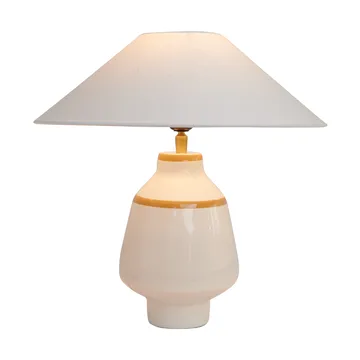 Becky lampfot Ø15x30 cm - White-mustard - Watt & Veke
