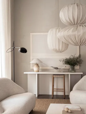 Boll 65 linen lampskärm - Natural - Watt & Veke