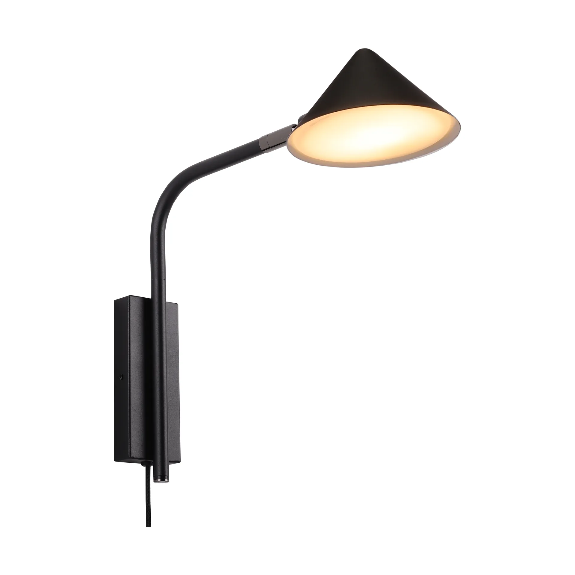 Kuro vägglampa, Black, Ø14x32 cm, wall Watt & Veke