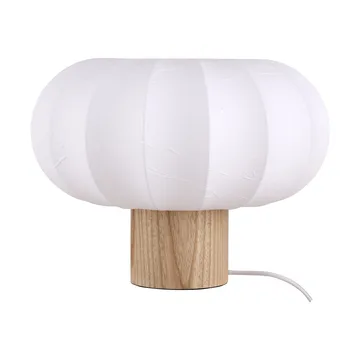 Lunari bordslampa - White-Natural ash, Ø32x24cm - Watt & Veke