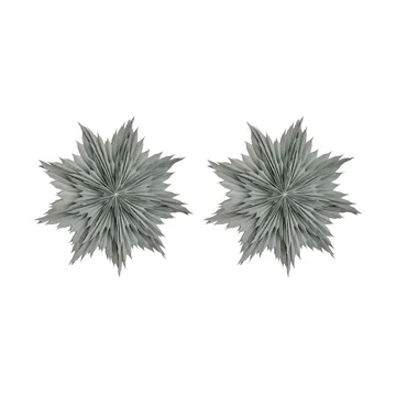 Oslo julstjärna Ø80 cm 2-pack - Grå - Watt & Veke