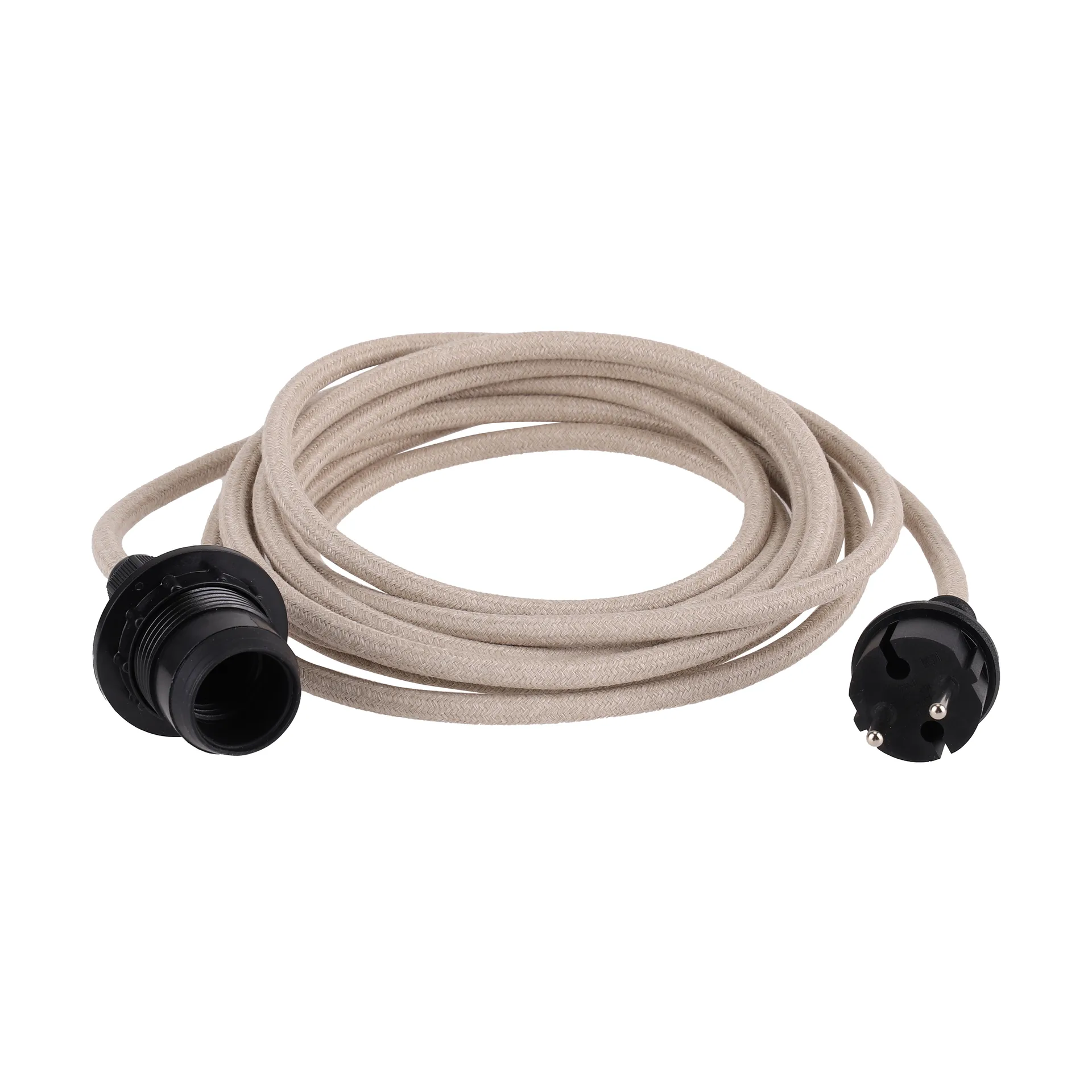 Outdoor kabelset, Natural, 500 cm, E27 Watt & Veke