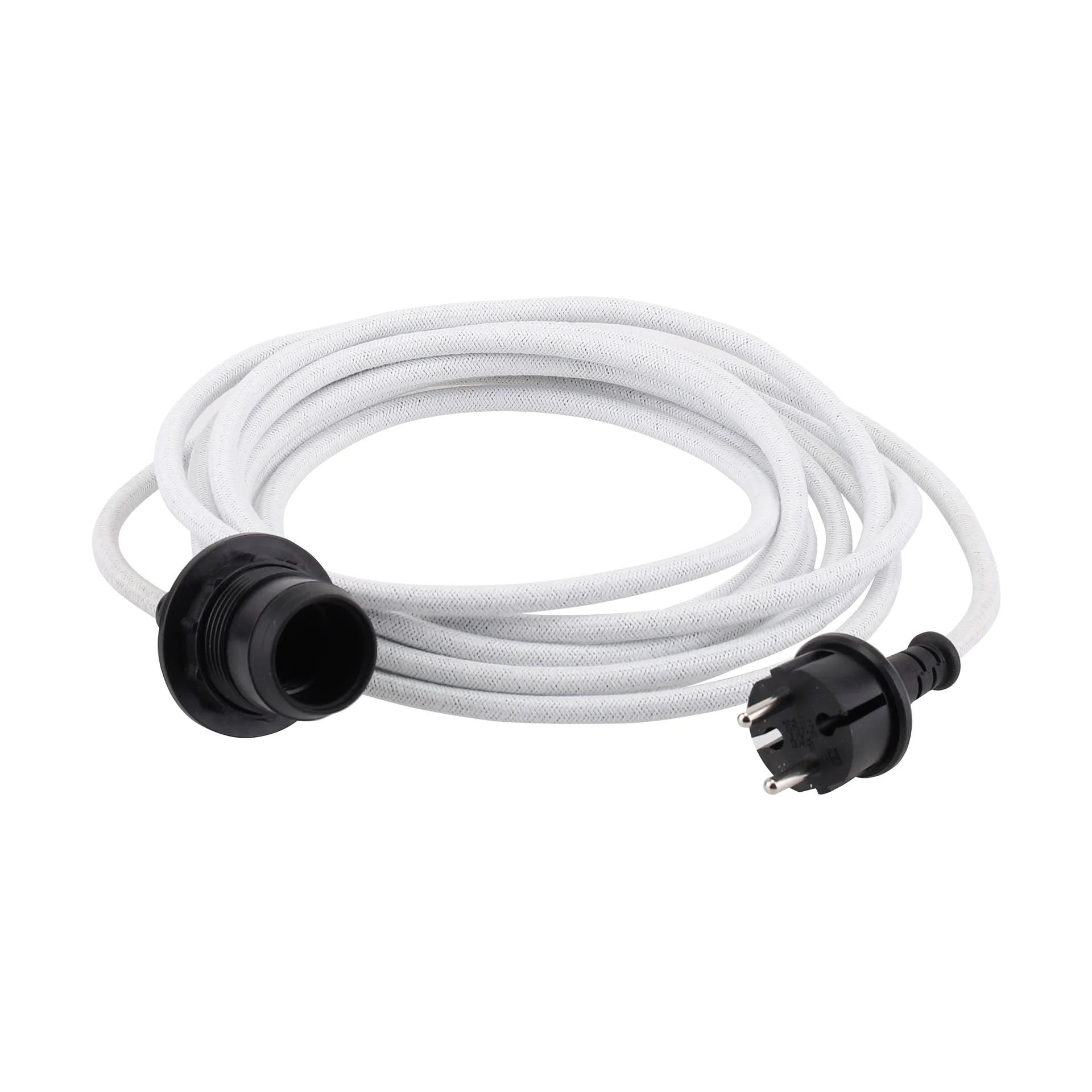 Outdoor kabelset, White, 500 cm, E27 Watt & Veke