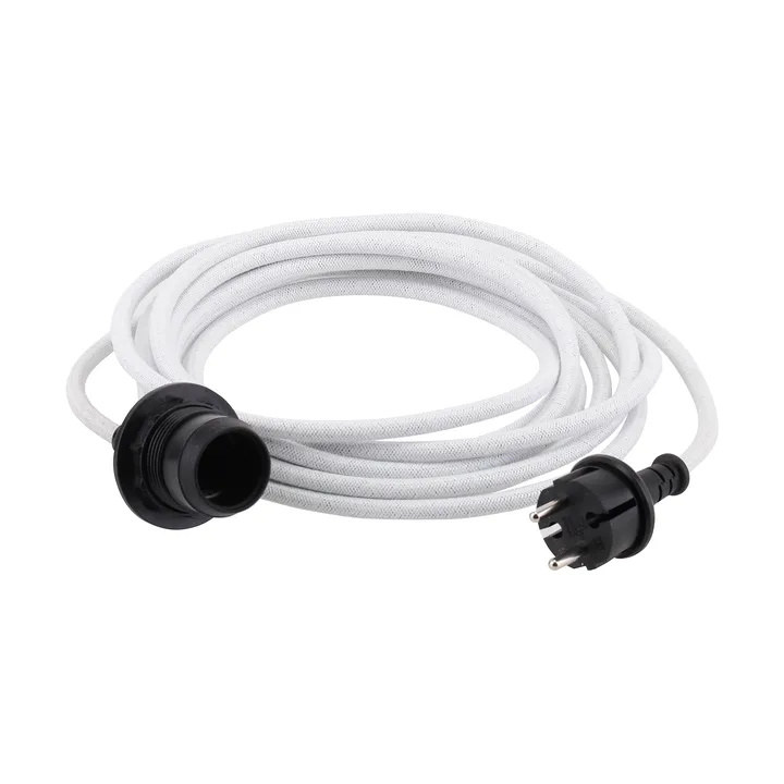 Outdoor kabelset - White, 500 cm, E27 - Watt & Veke