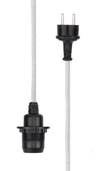 Outdoor kabelset - White, 500 cm, E27 - Watt & Veke