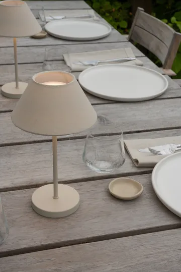 Teya bordslampa portabel - Offwhite, Ø15x26 cm - Watt & Veke