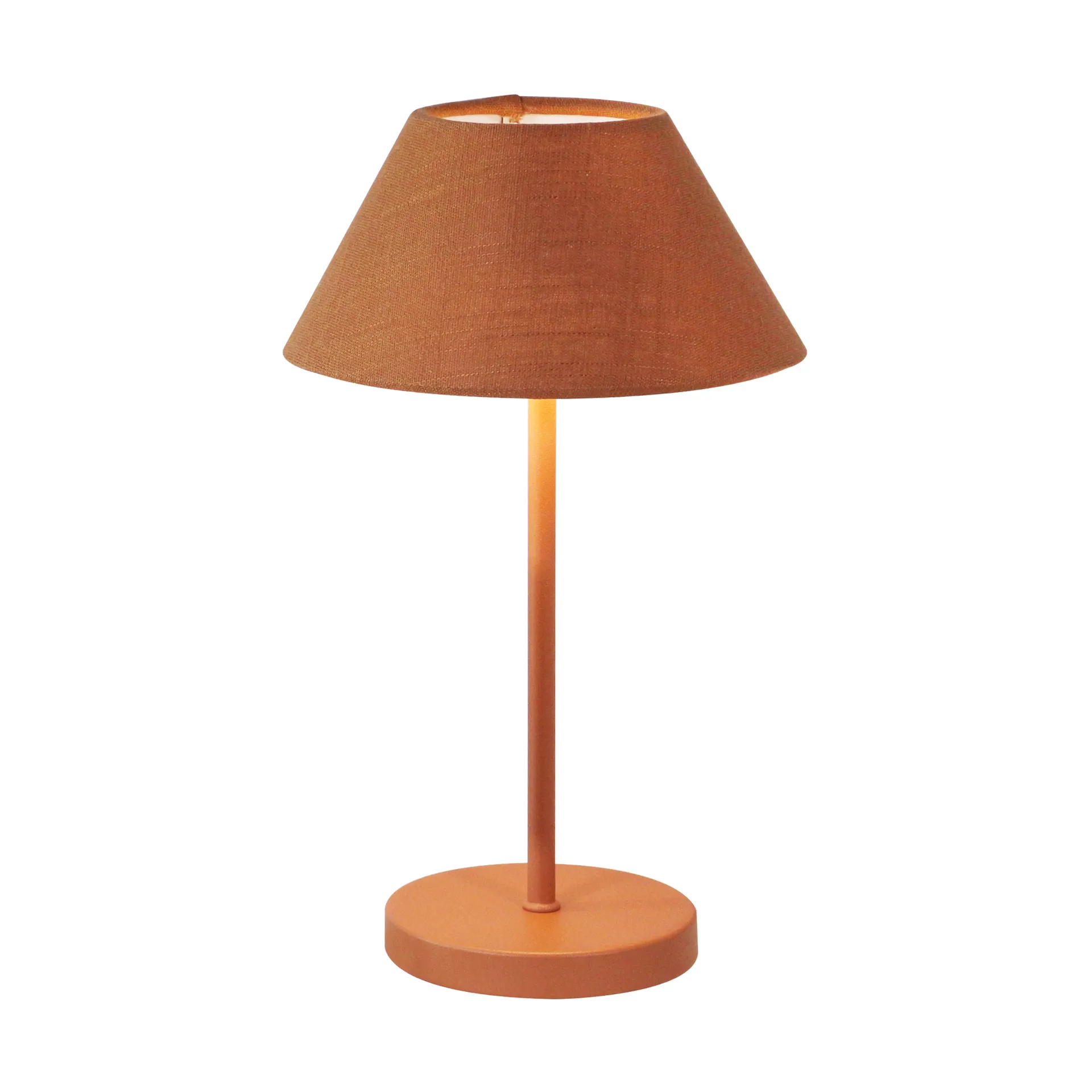 Teya bordslampa portabel, Terracotta, Ø15x26 cm Watt & Veke