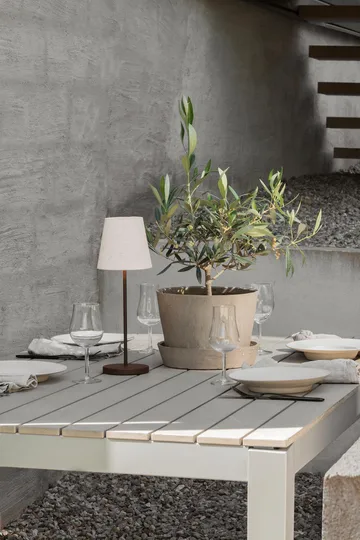 Tyra table portable bordslampa Ø14 cm - Coffee - Watt & Veke