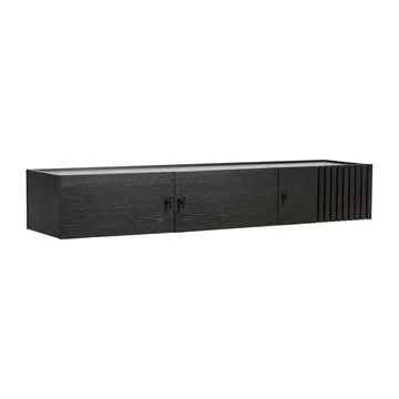 Array sideboard väggmonterad 150 cm - Svartmålad ek - Woud