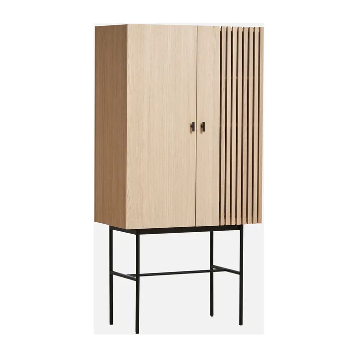 Array skåp, 80 cm - Vitpigmenterad ek - Woud
