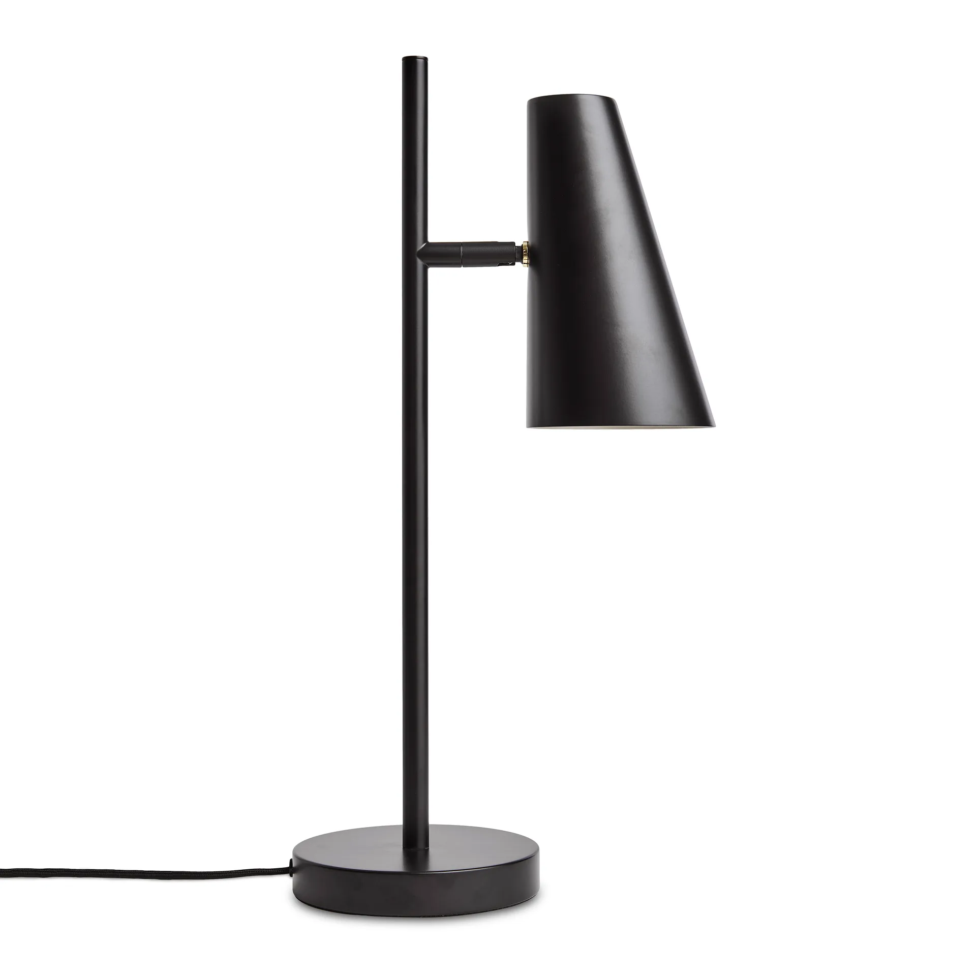 Cono bordslampa, Svart Woud