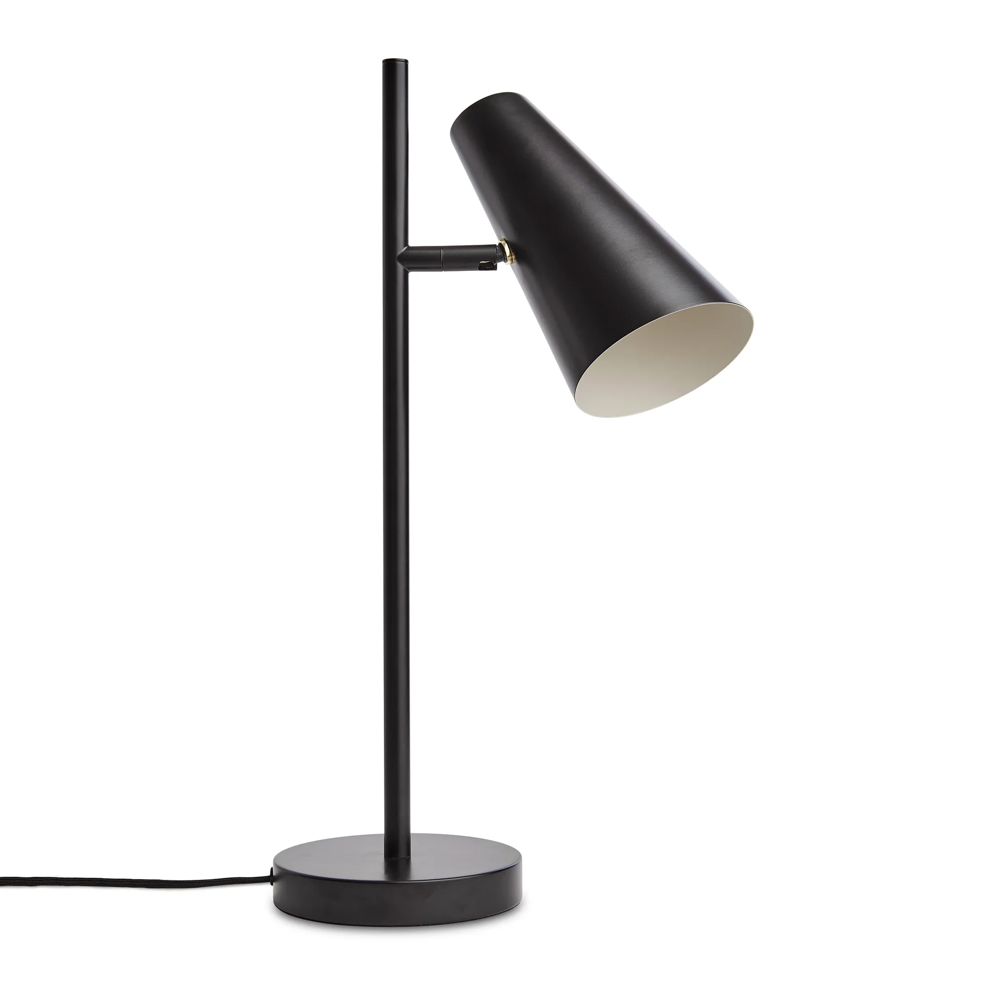 Cono bordslampa, Svart Woud