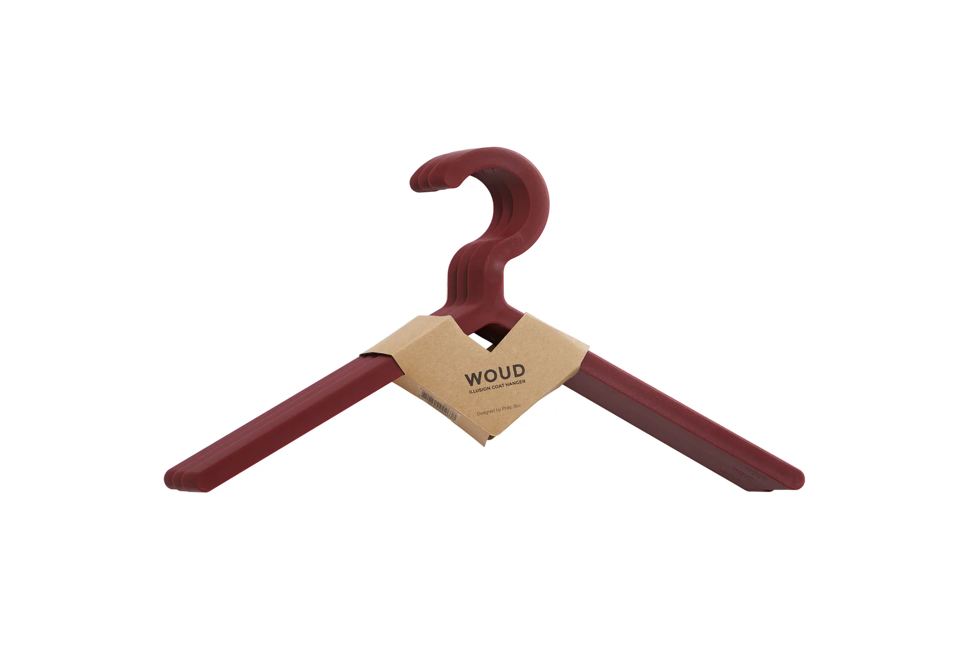 Illusion galge, 3-pack, Deep red Woud