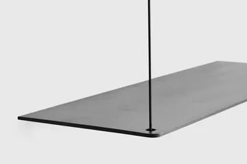 Stedge Add-on hylla 80 cm - Svartmålad ek - Woud