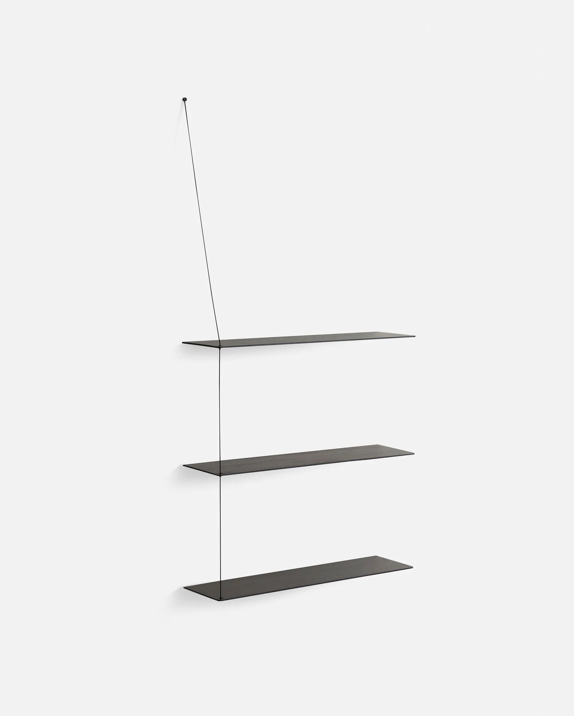 Stedge Add-on hylla 80 cm, Svartmålad ek Woud