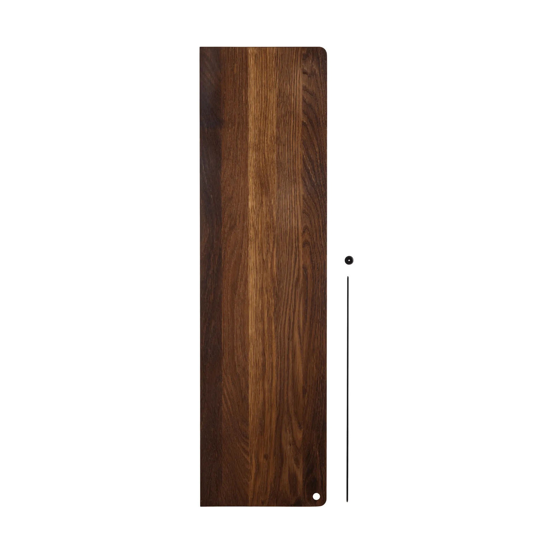 Stedge Add-on hylla, Rökt ek-svart, 80 cm Woud