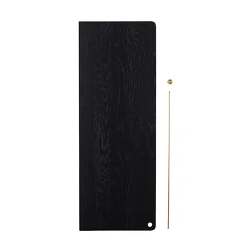 Stedge Add-on hylla - Svart ek-mässing, 60 cm - Woud