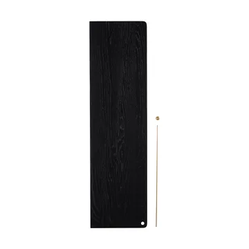 Stedge Add-on hylla - Svart ek-mässing, 80 cm - Woud