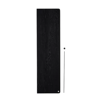 Stedge Add-on hylla - Svart ek-svart, 80 cm - Woud