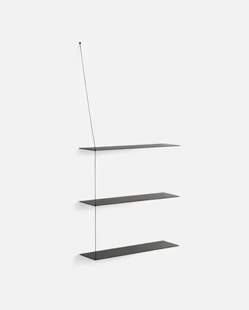 Stedge Add-on hylla - Svart ek-svart, 80 cm - Woud