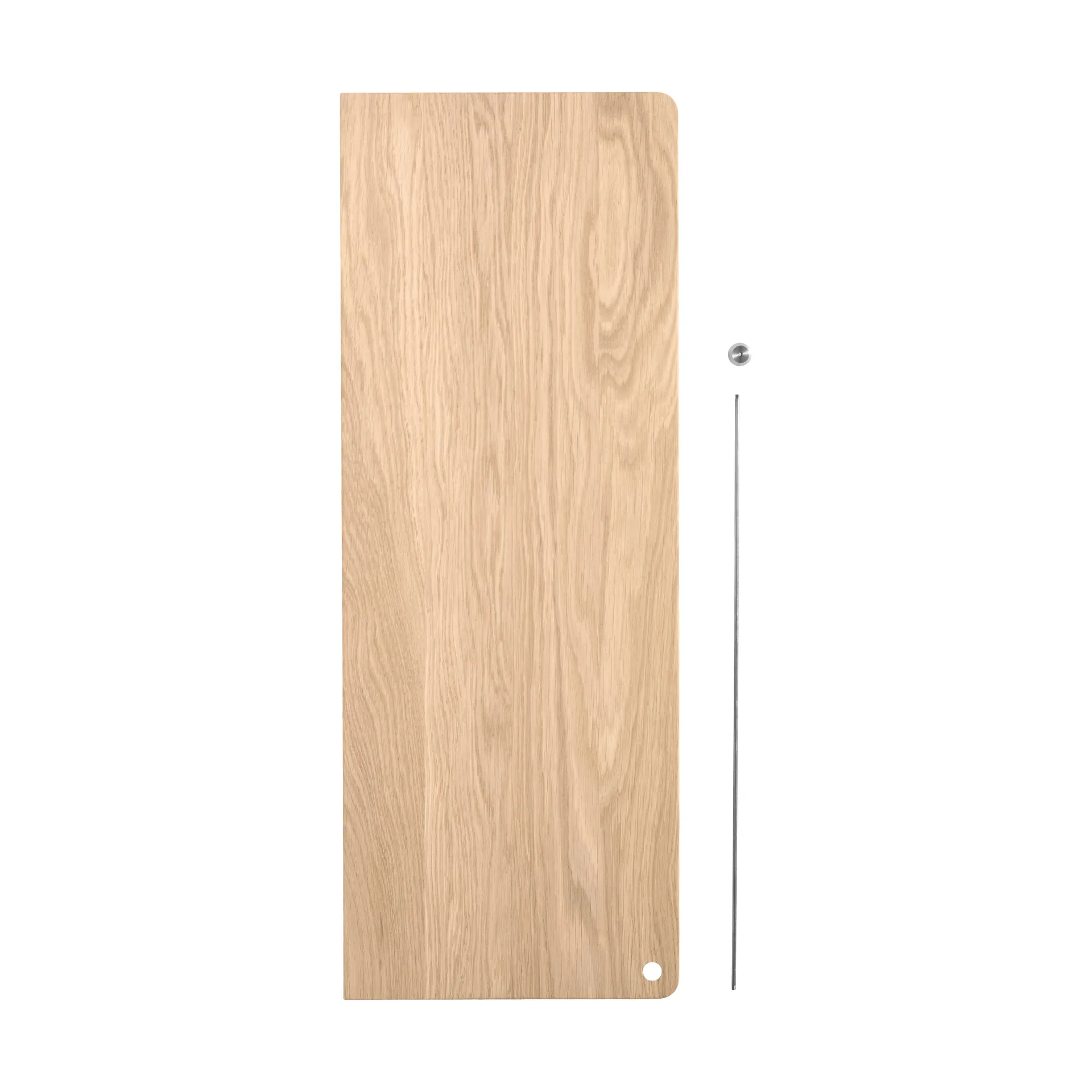 Stedge Add-on hylla, Vitpig. ek-borstat stål, 60 cm Woud