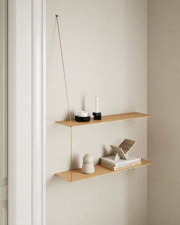 Stedge hylla 80 cm - Ek - Woud