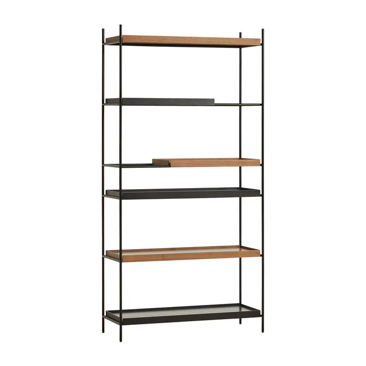 Tray hylla hög valnöt, 100x201 cm - Style 2 - Woud