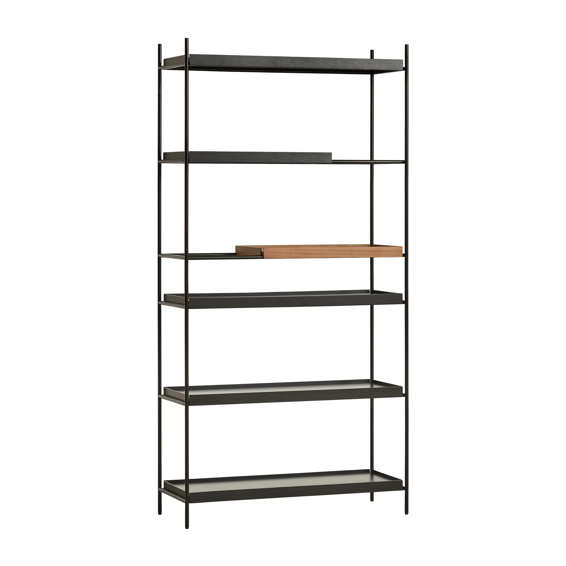 Tray hylla hög valnöt, 100x201 cm, Style 5 Woud