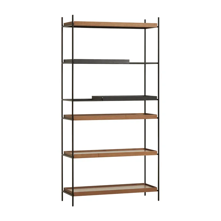 Tray hylla hög valnöt, 100x201 cm - Style 8 - Woud
