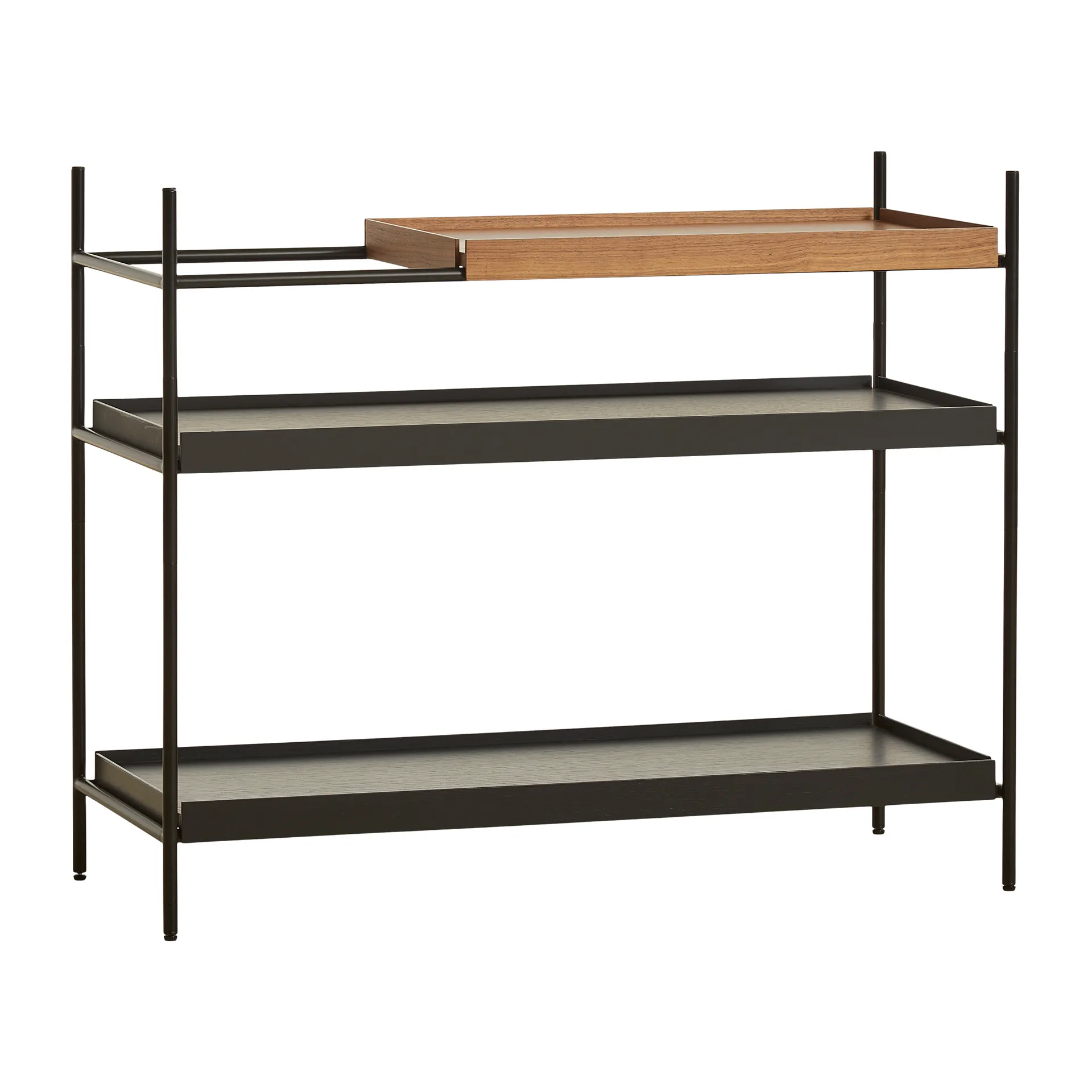 Tray hylla låg valnöt, 81x100 cm, Style 3 Woud