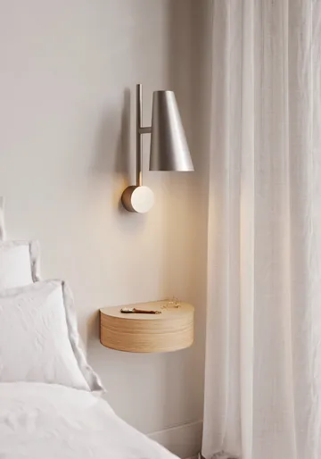 Wallie wall drawer hylla - Beige-ek - Woud