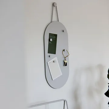 A-Bulletin Board anslagstavla - soft grey, inkl. magneter - Zone Denmark