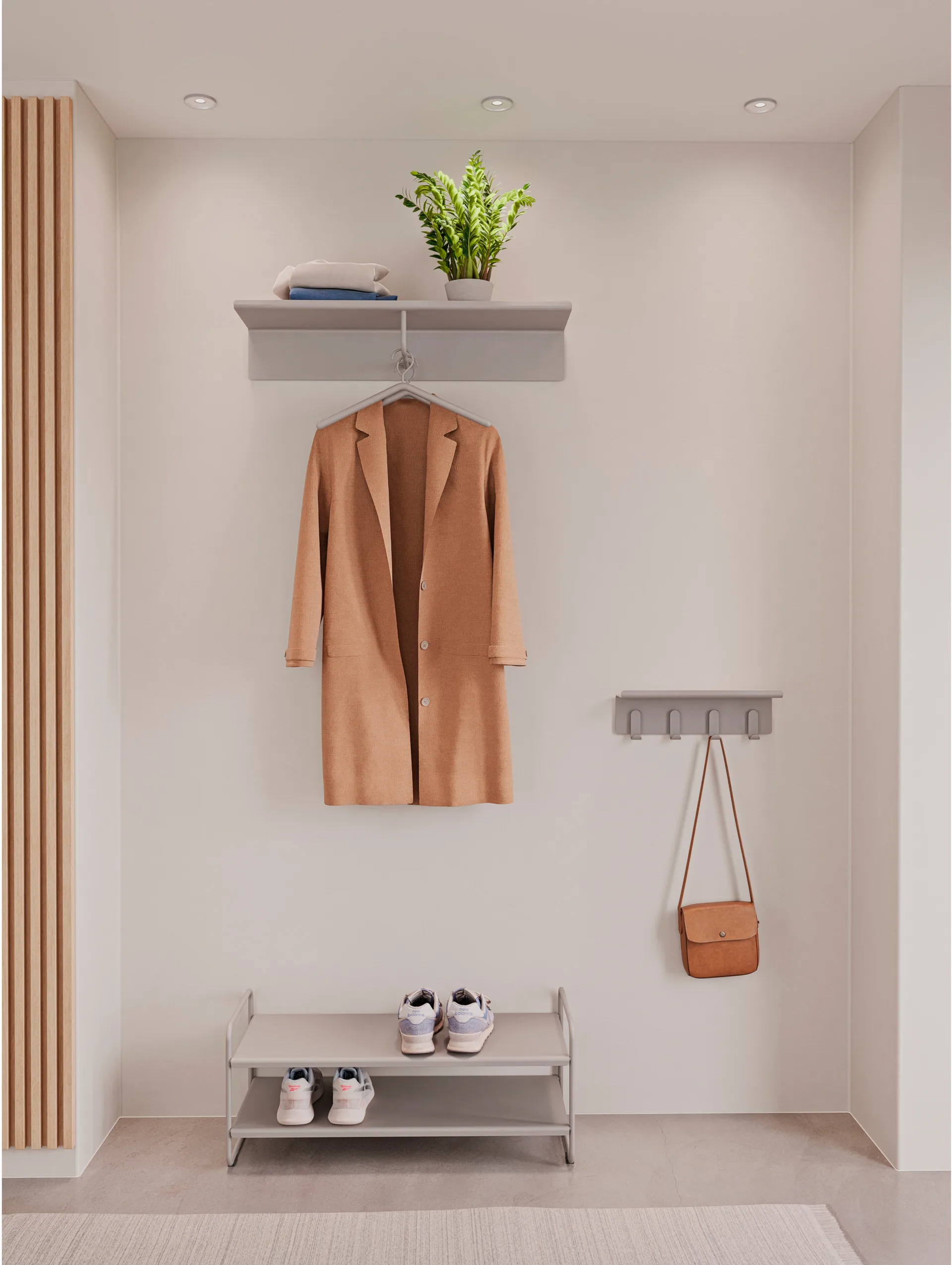 A-shoe rack skohylla 33x80 cm, Soft grey Zone Denmark