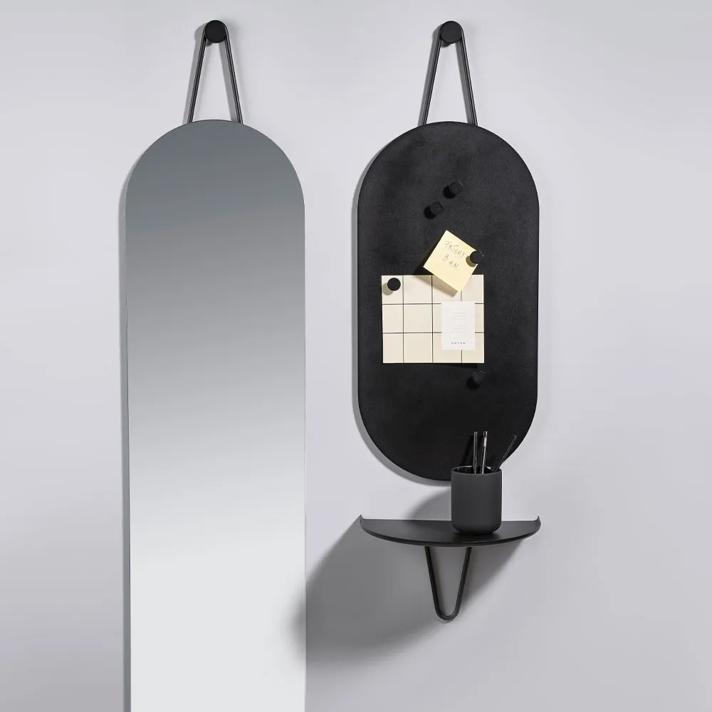 A-Wall Mirror spegel, black, large Zone Denmark